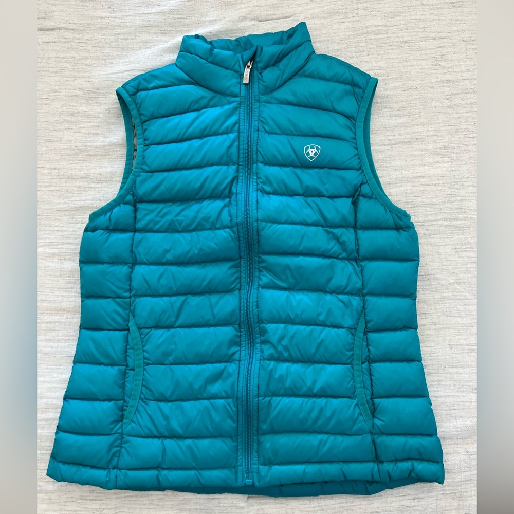 Ariat - Women’s Turquoise “Ideal” Down Vest - Size Small